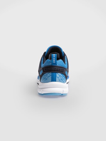 CAMP DAVID Leichter Sneaker im Strick-Design in Blau