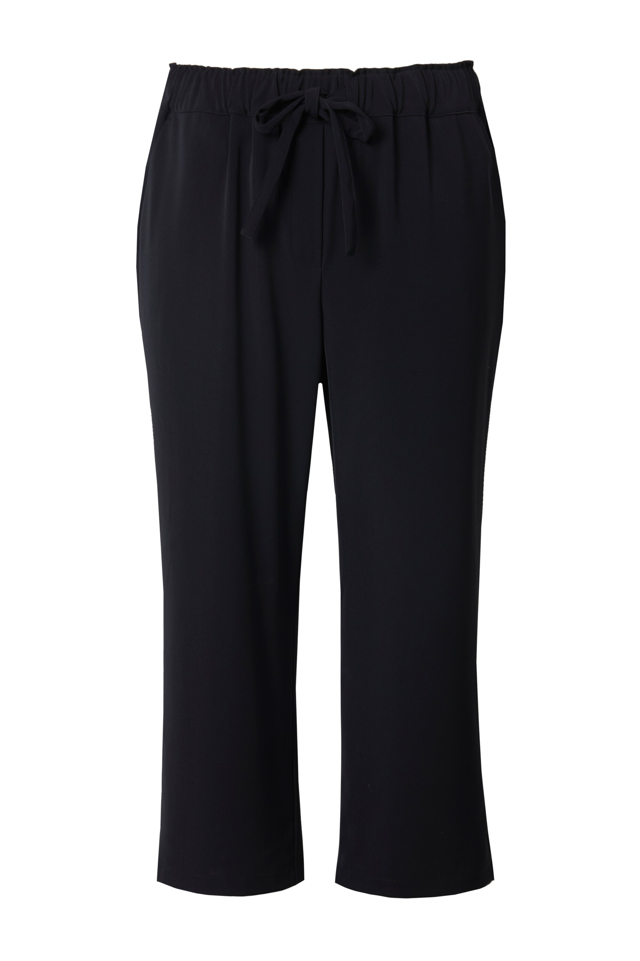 Regular Pantalon Ulla Popken en noir : devant