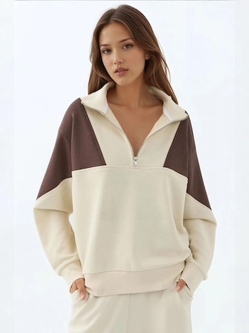 Hiccup Sweatshirt in Weiß: Vorderseite