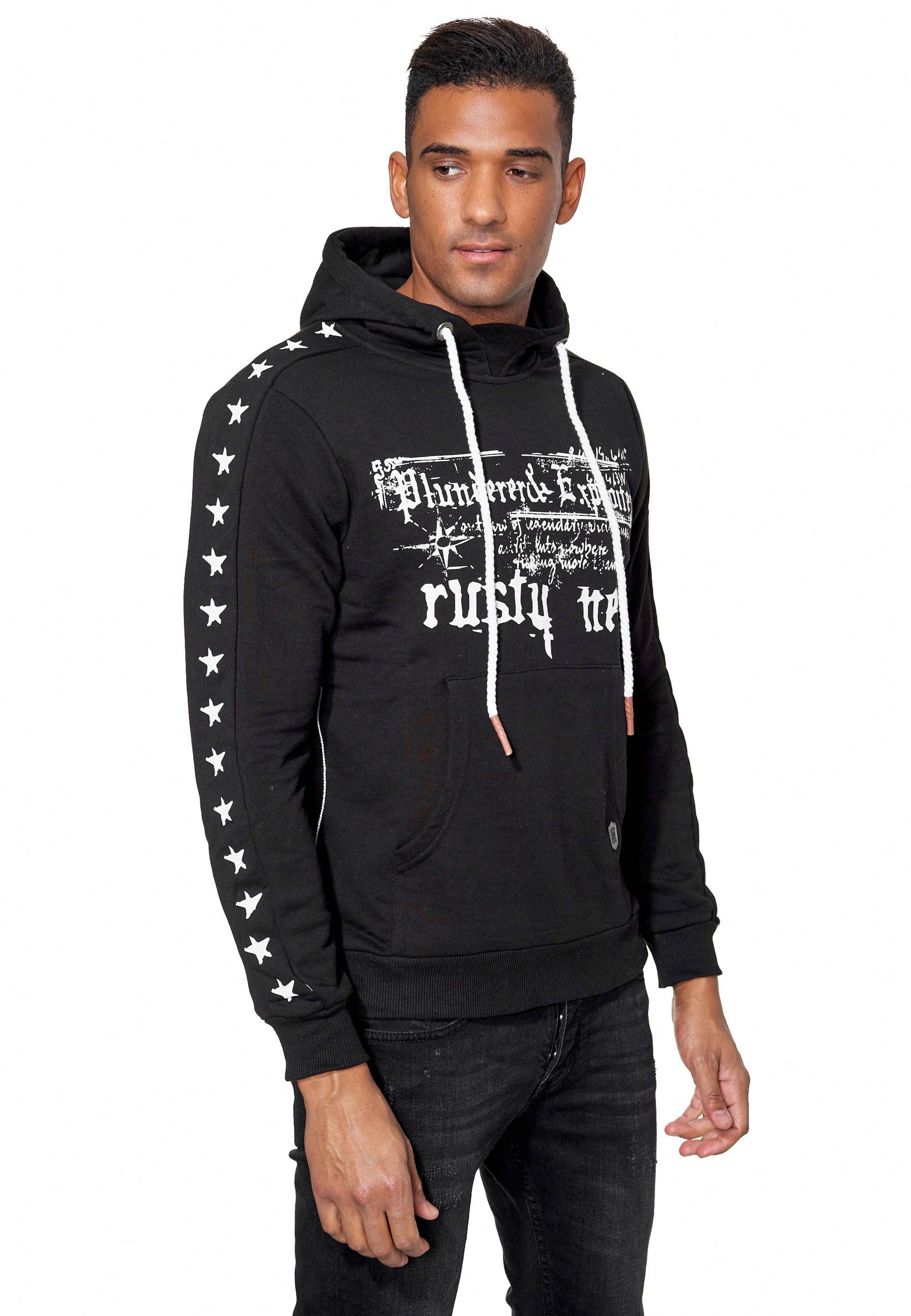 Rusty Neal Sweatshirt in Black: front