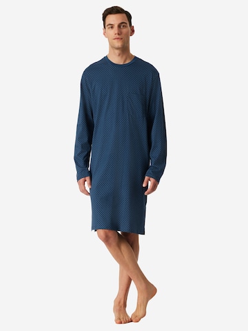 SCHIESSER - Pijama largo 'Essentials' en azul