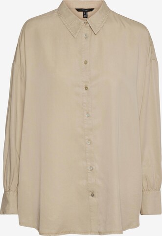 Camicia da donna 'SAIOLI' di VERO MODA in beige: frontale