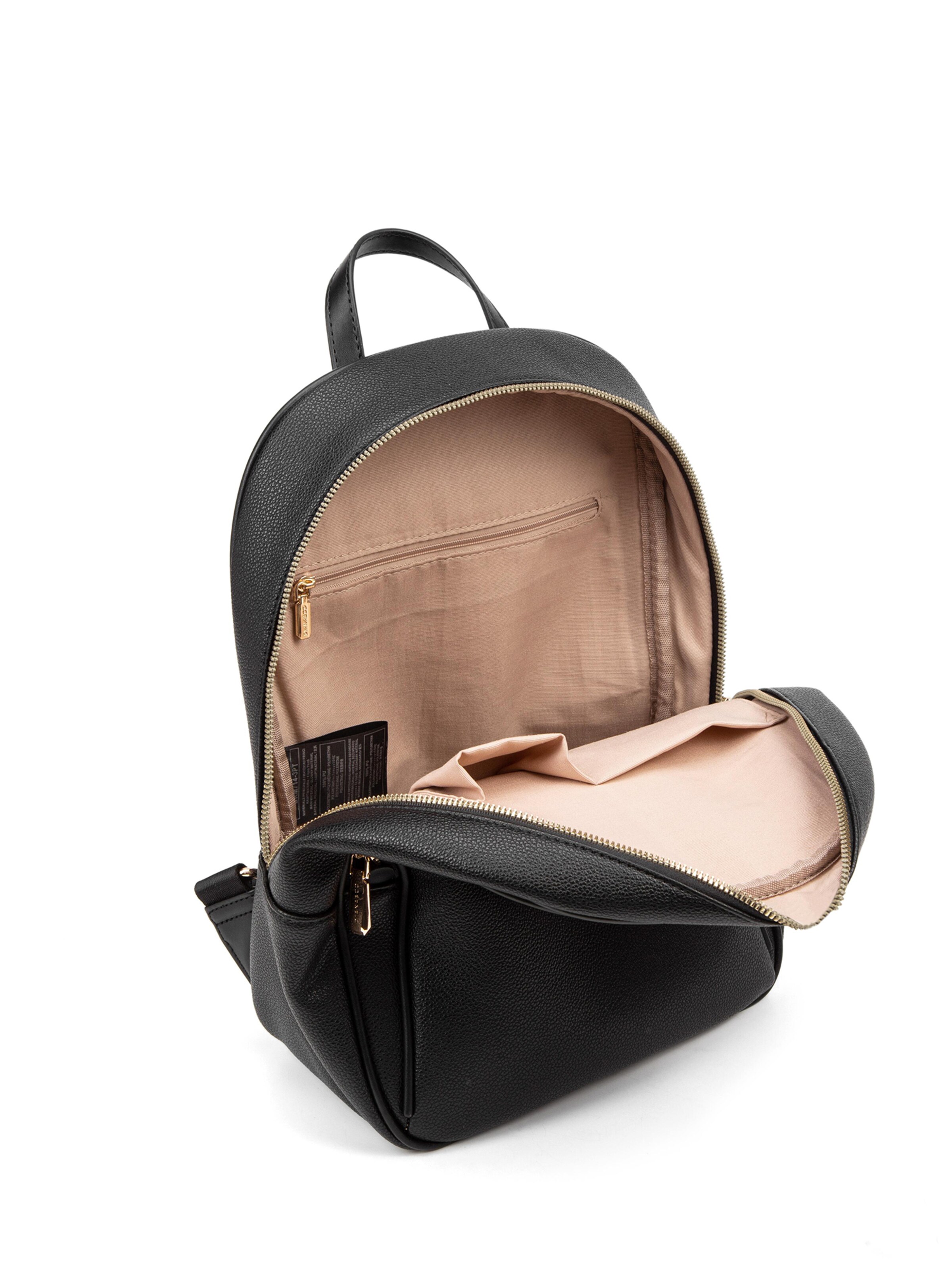 Zaino 'Zaino Donna Vegan Leather con Zip e Tasche - Diana & Co Firenze' di Diana&Co. in nero