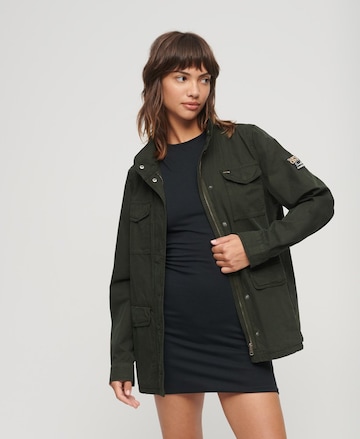 Superdry Between-Season Jacket 'St Tropez M65' in Green: front