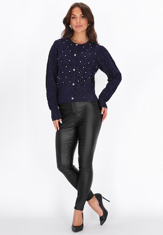 faina - Casaco de malha em azul