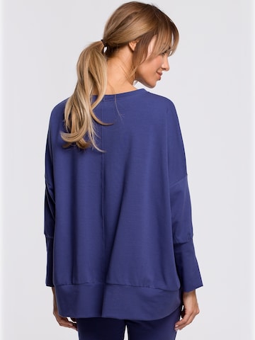 made of emotion - Sudadera en azul