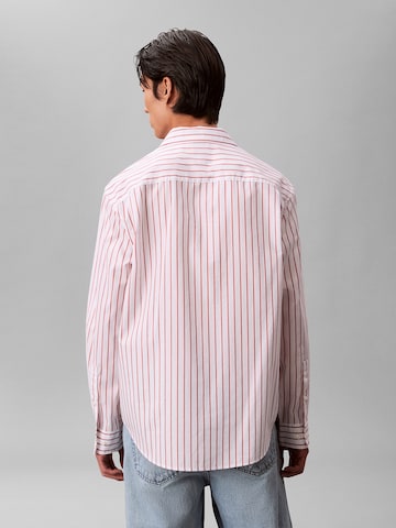 Coupe regular Chemise Calvin Klein en rouge