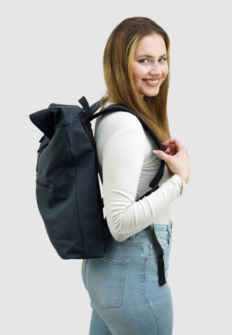 HARPA Backpack 'LUCA' in Blue: front