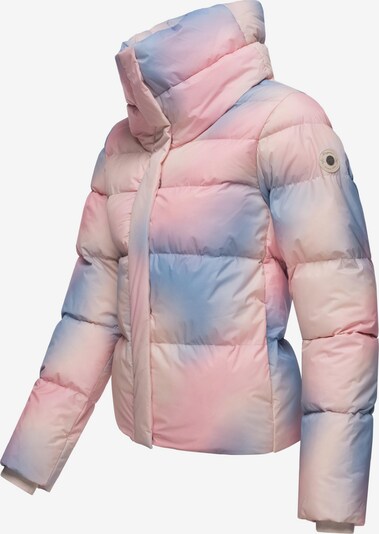 Ragwear Casaco de inverno 'Lunis Ombre' em bege mosqueado / azul claro / cor-de-rosa, Vista do produto