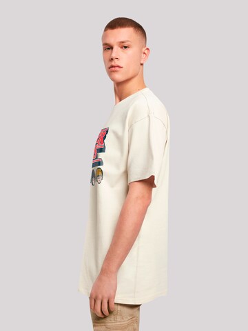 F4NT4STIC Shirt 'Stranger Things Netflix TV Series' in Beige