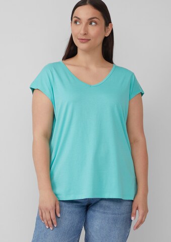 T-shirt s.Oliver en vert : devant