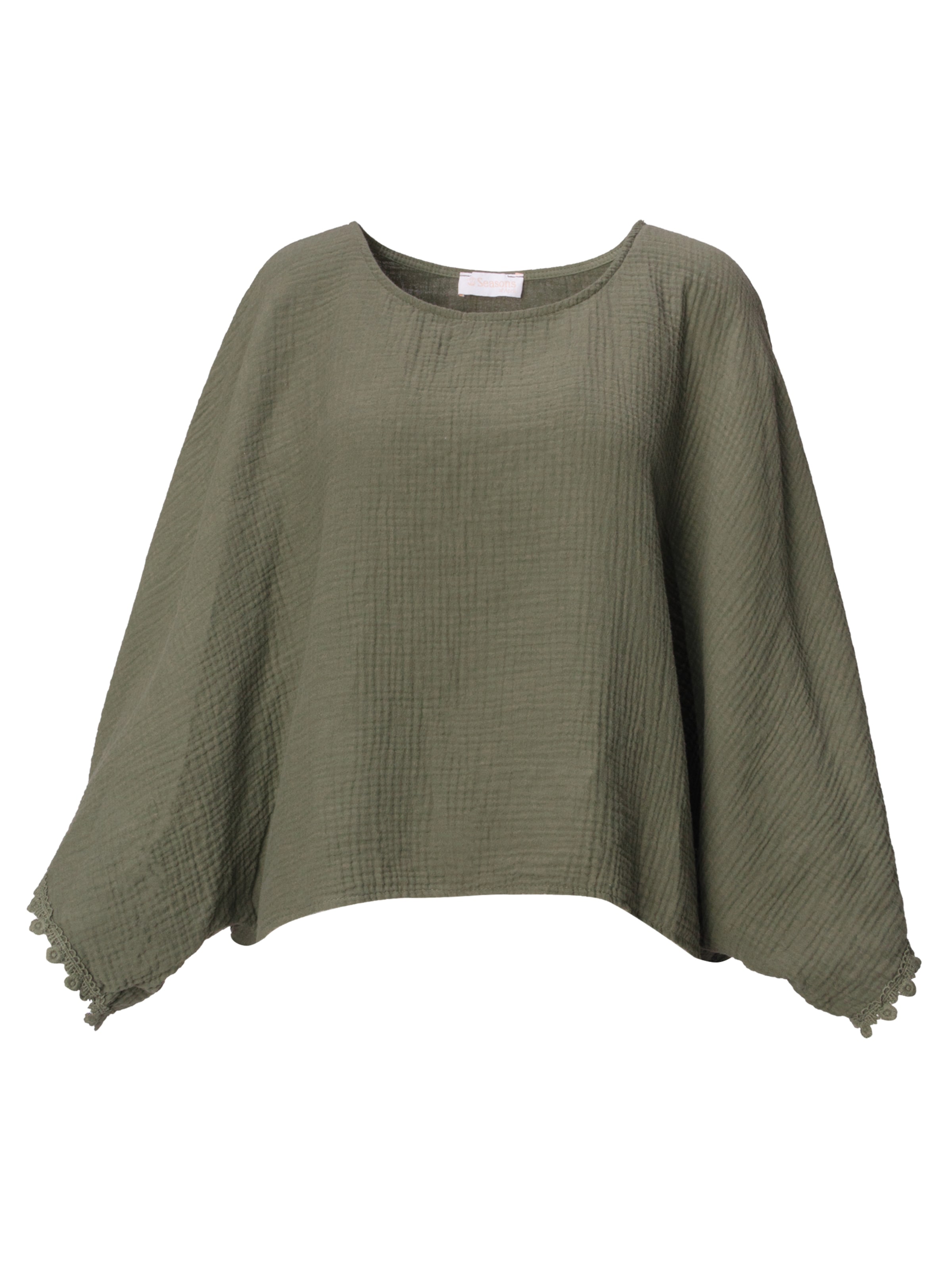 Seasons of April Blouse 'Mathilda' in Green: front