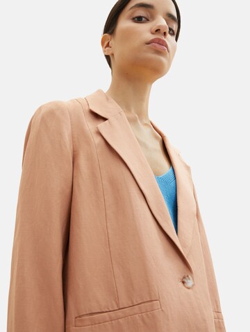 TOM TAILOR Blazer in Beige