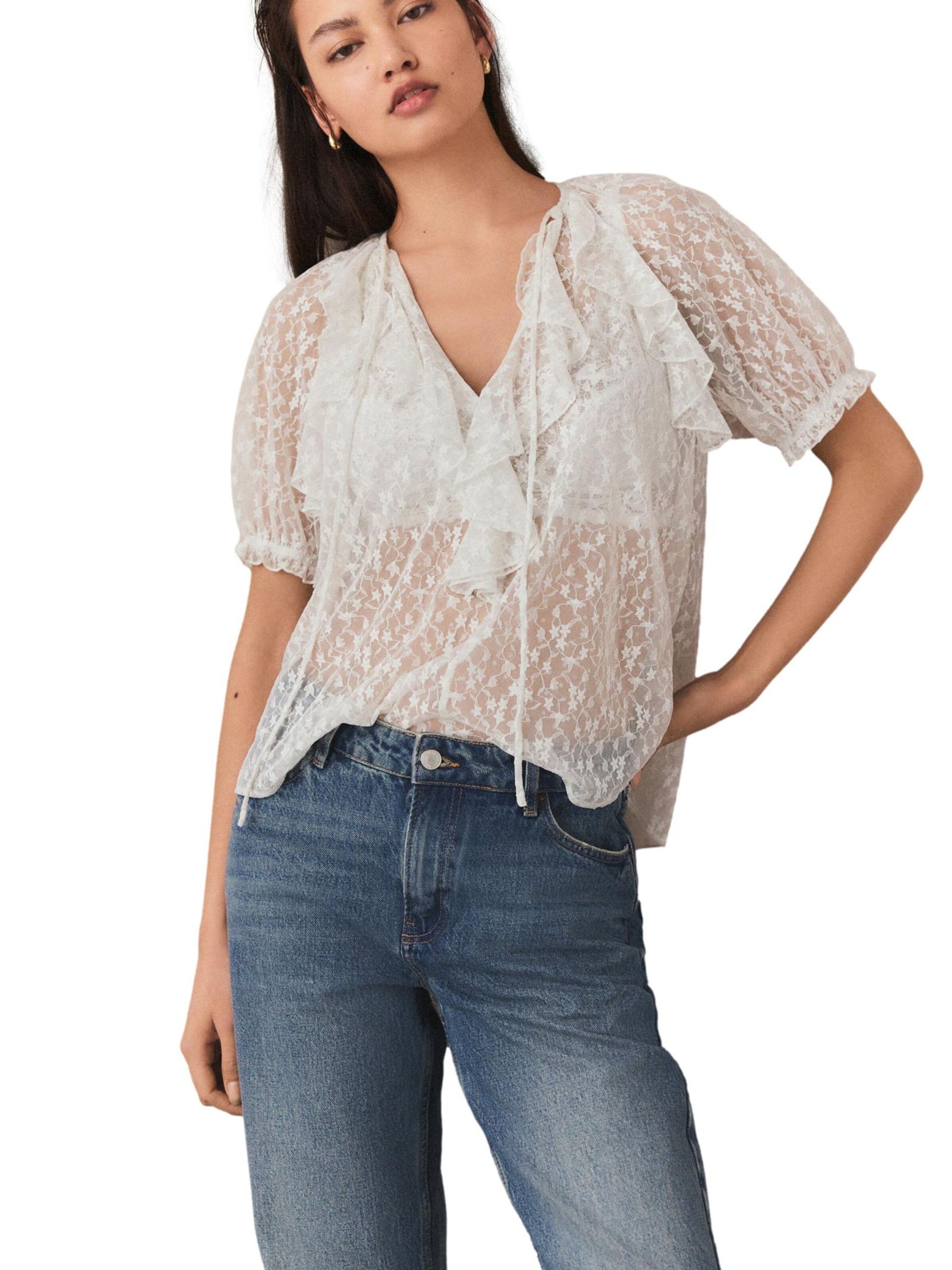 Next Blouse in White: front