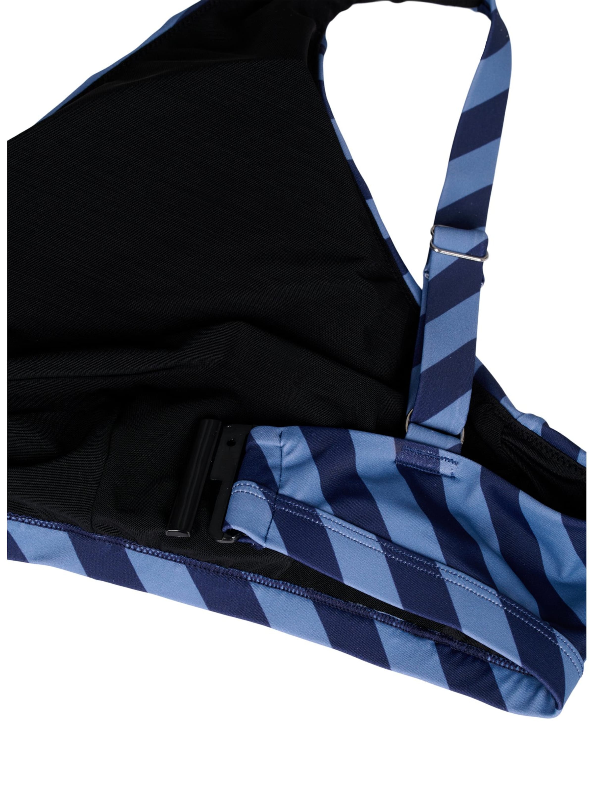 Swim by ZizziTrokutasti Bikini gornji dio 'Stina' - plava boja