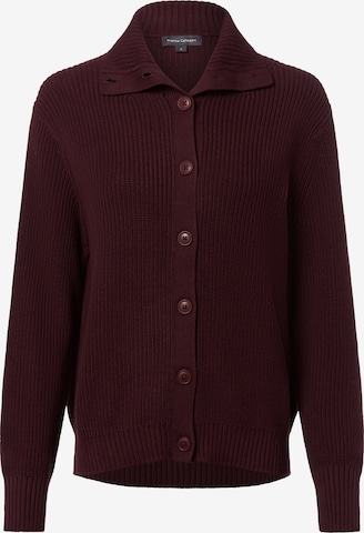 Cardigan Franco Callegari en violet : devant