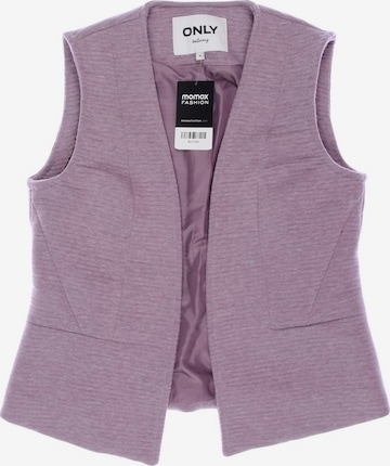 ONLY Vest in S in Purple: front