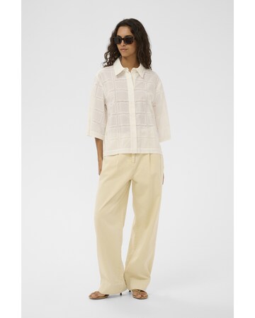 Chemisier 'SLCarmelita' SOAKED IN LUXURY en blanc