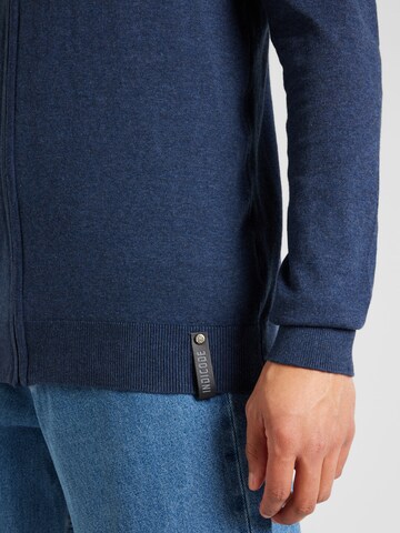 INDICODE JEANS Strickjacke 'Chancellor' in Blau