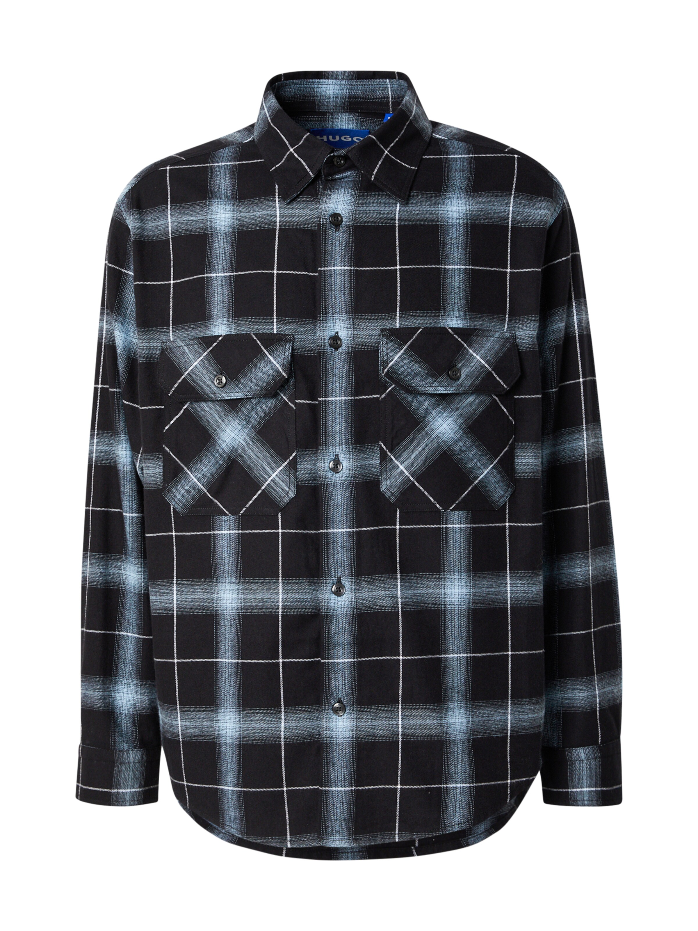 Comfort Fit Cămașă 'Ebolt' de la HUGO pe negru: față