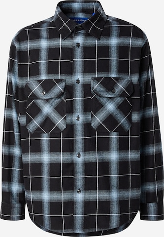 HUGOComfort Fit Košulja 'Ebolt' - crna boja: prednji dio