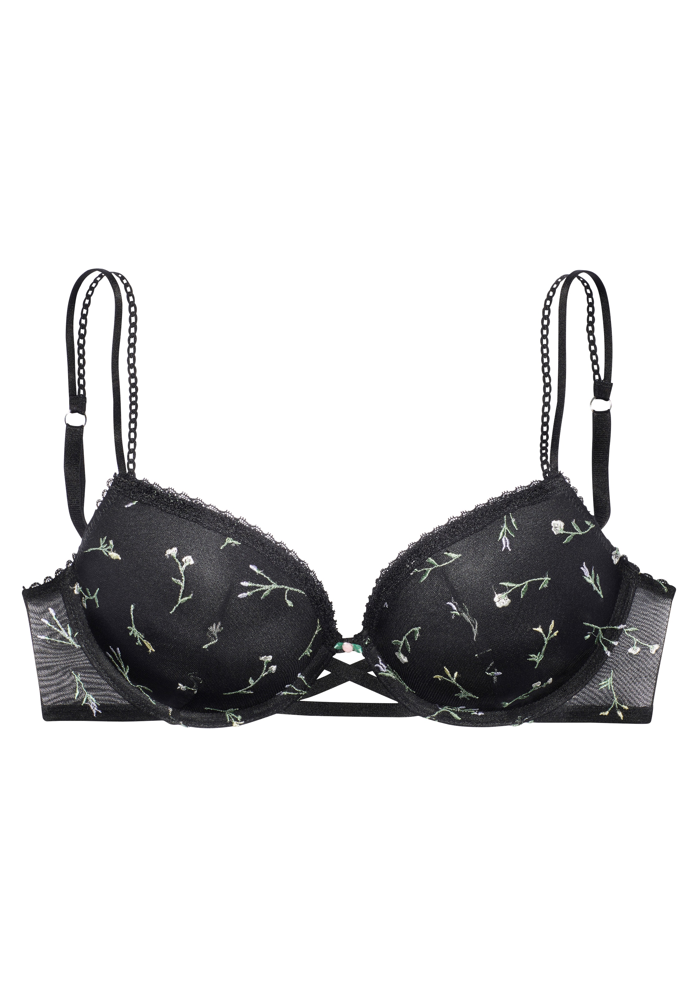 VIVANCE Push-up Podprsenka – černá: přední strana