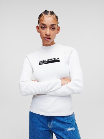 Karl Lagerfeld Pullover in Weiß: predná strana