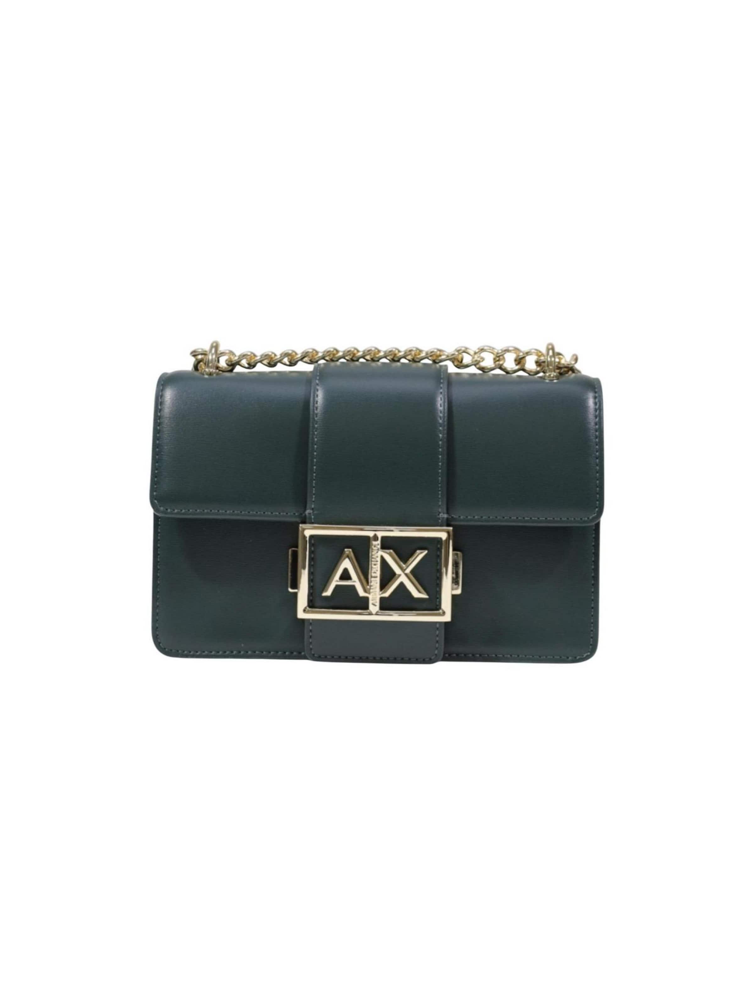 Borsa a spalla 'MESSENGER BAG XW000071 AF12039' ARMANI EXCHANGE di colore verde scuro, Visualizzazione prodotti