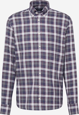 Hackett London Regular fit Button Up Shirt in Grey: front