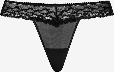 TEYLI String 'Leo' en noir, Vue avec produit