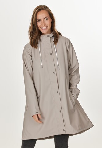 Weather Report Regenjacke 'Imani' in Grau: Vorderseite