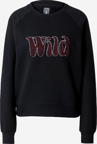 ONLY PLAY Sportief sweatshirt 'NEDJA' in Zwart: voorkant