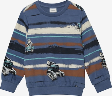 Sweat s.Oliver en bleu : devant