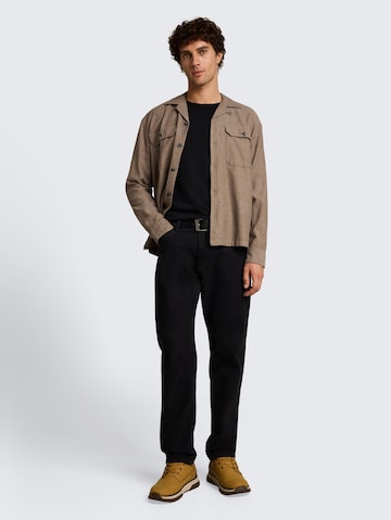 TOM TAILOR DENIM Shirt in Schwarz