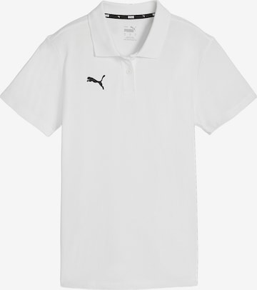 PUMA Funktionsshirt 'TeamGoal' in Weiß: Vorderseite
