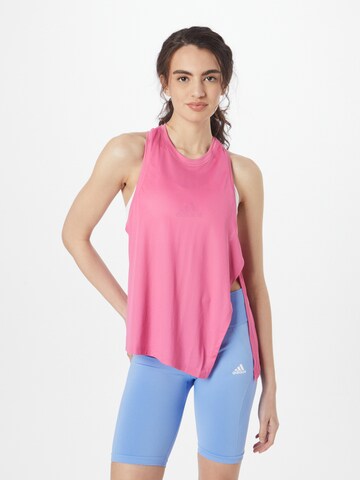 ADIDAS PERFORMANCE Sports top 'Hiit Aeroready Quickburn ' in Pink: front