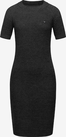 Ragwear Knitted dress 'Kolya' in Black: front