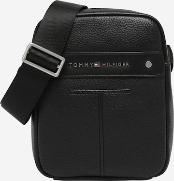 TOMMY HILFIGER Crossbody bag in Black: front