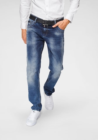 CIPO & BAXX Regular Jeans in Blue: front