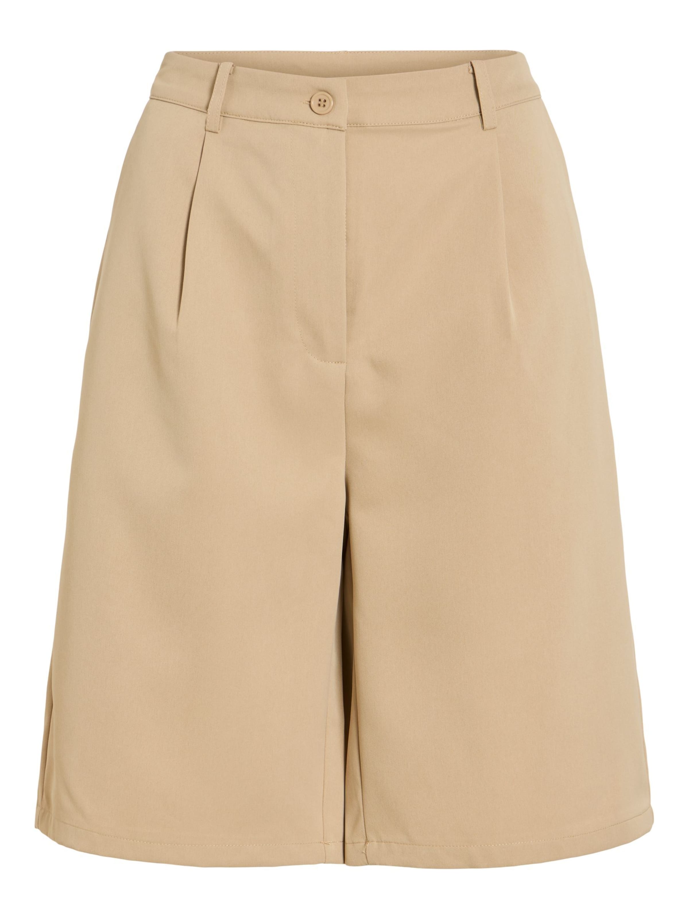 VILA Pantalon en 34 en beige, Vue avec produit
