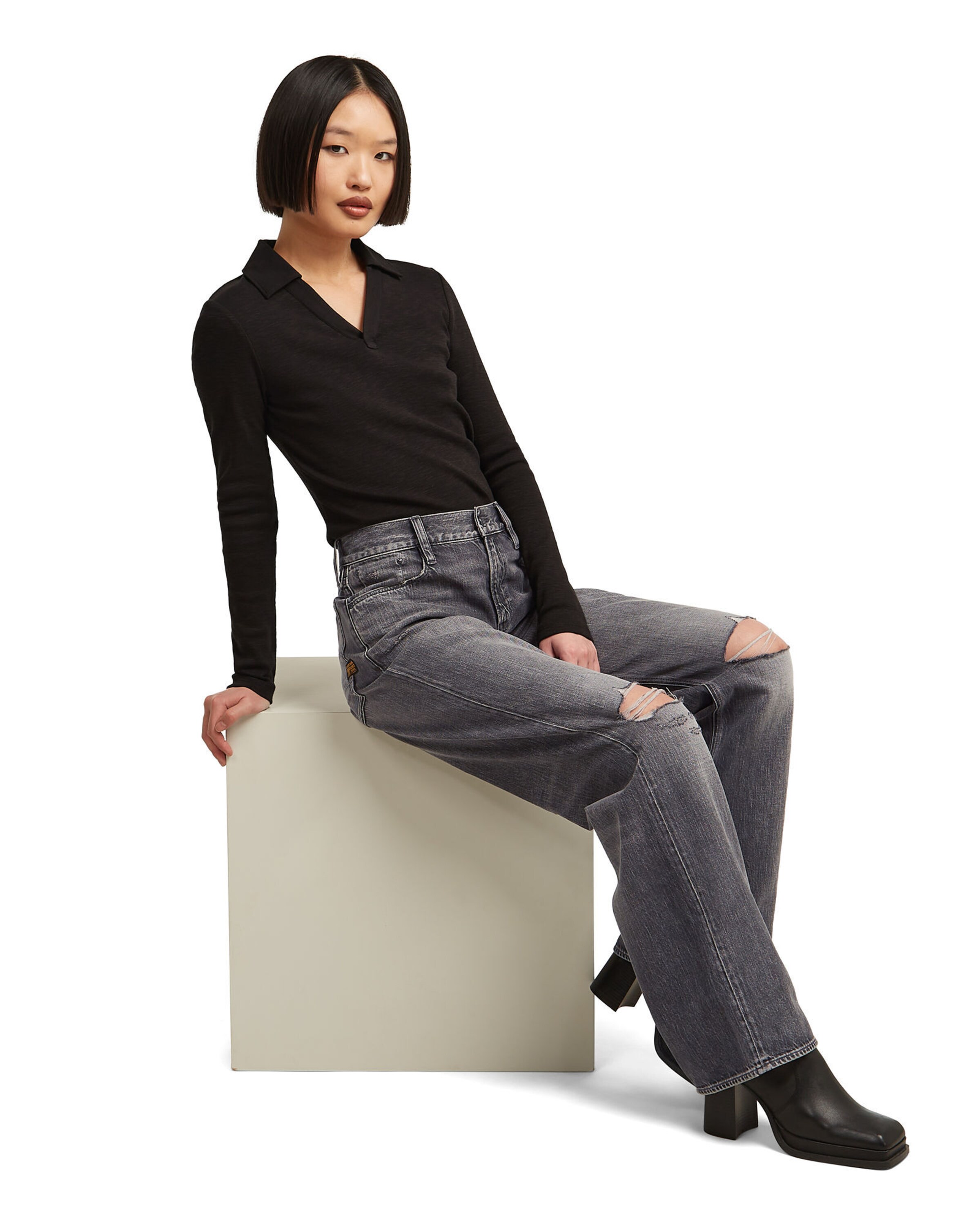 G-STAR Loosefit Jeans in Grau