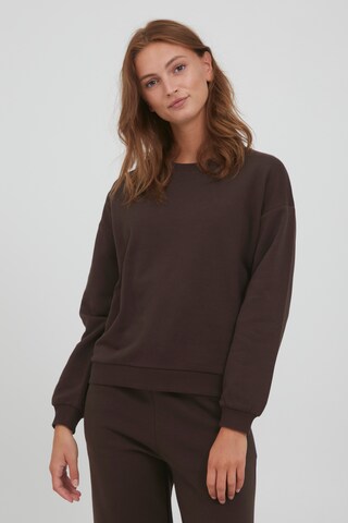 b.young Sweatshirt in Bruin: voorkant