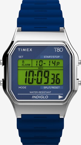 TIMEX Digitaluhr in Blau: predná strana