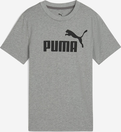 PUMA Majica 'ESS No. 1' u siva melange / crna, Pregled proizvoda