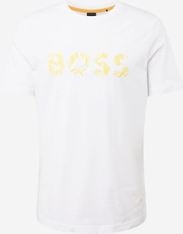 BOSS Orange T-shirt 'Ocean' i vit: framsida