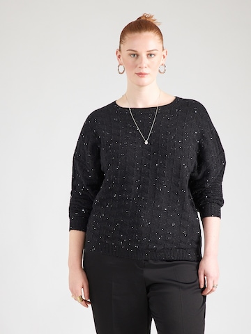 Pullover 'Qu44inn' di Z-One in nero: frontale