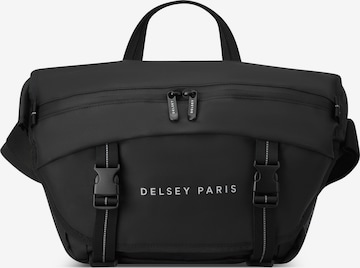 Borsa a tracolla di Delsey Paris in nero: frontale