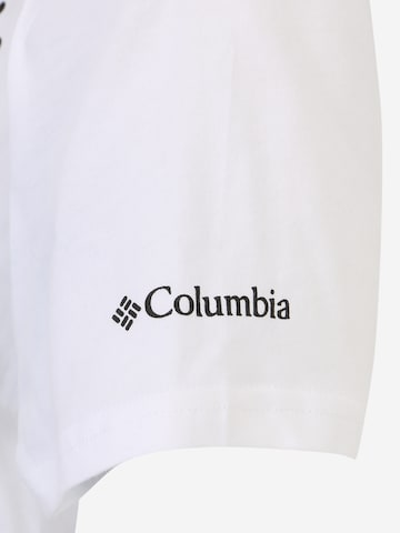 T-shirt fonctionnel COLUMBIA en blanc