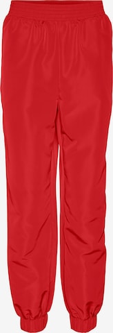 VERO MODA Tapered Broek 'Alaska' in Rood: voorkant