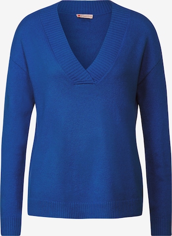 STREET ONE Sweater in Blue: front